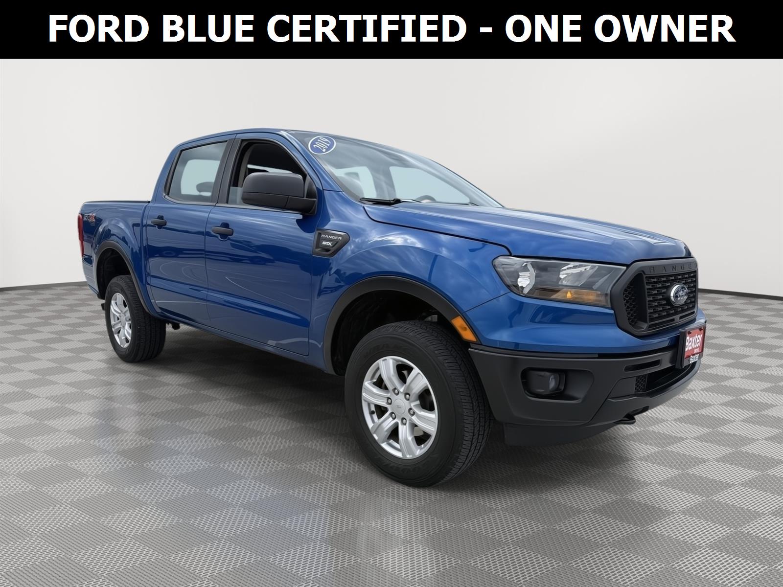 Lightning Blue 2019 Ford Ranger Pickup Truck Four-Wheel Drive Automatic