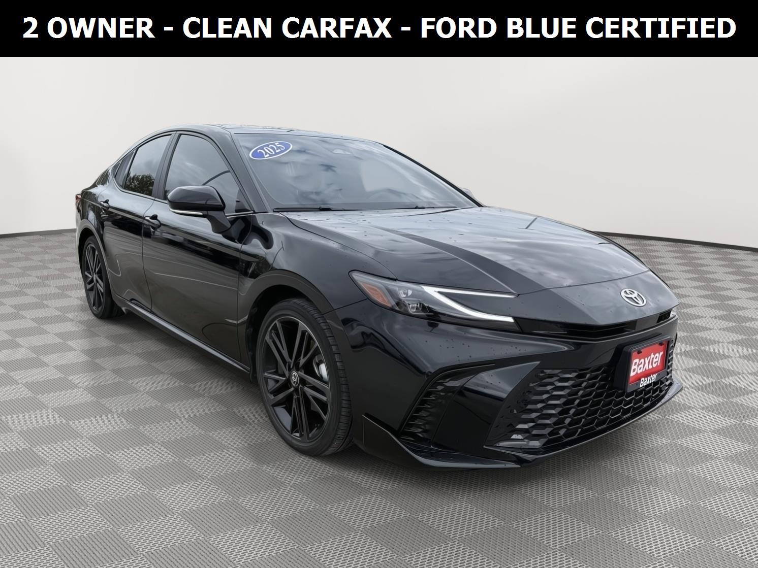 Midnight Black Metallic 2025 Toyota Camry Sedan Front-Wheel Drive Continuously Variable Transmission
