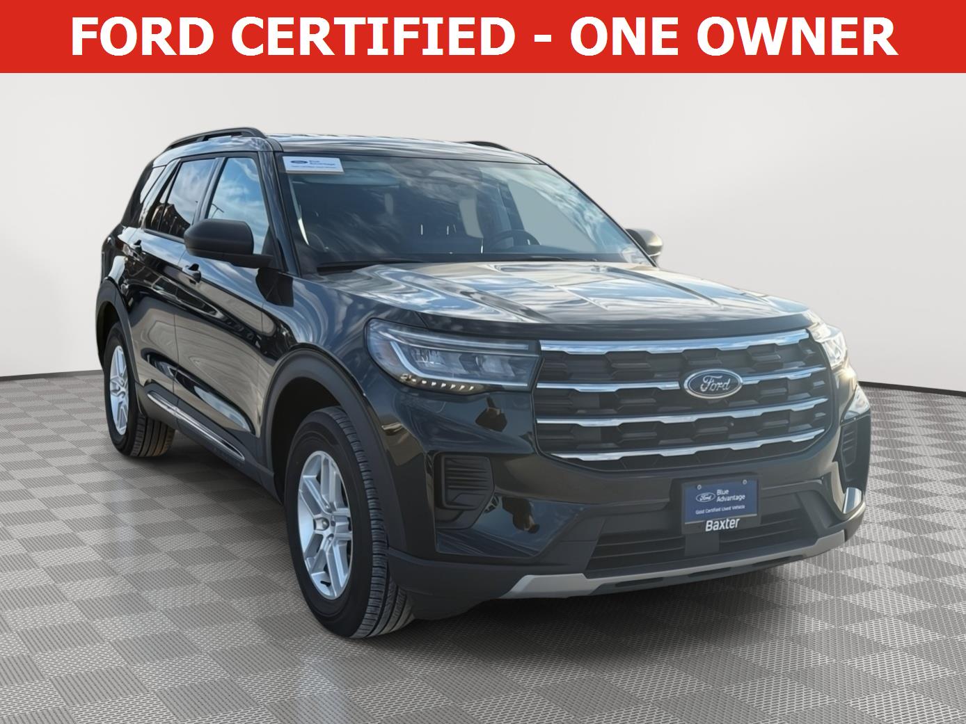 Agate Black 2025 Ford Explorer Active AWD SUV / Crossover All-Wheel Drive Automatic