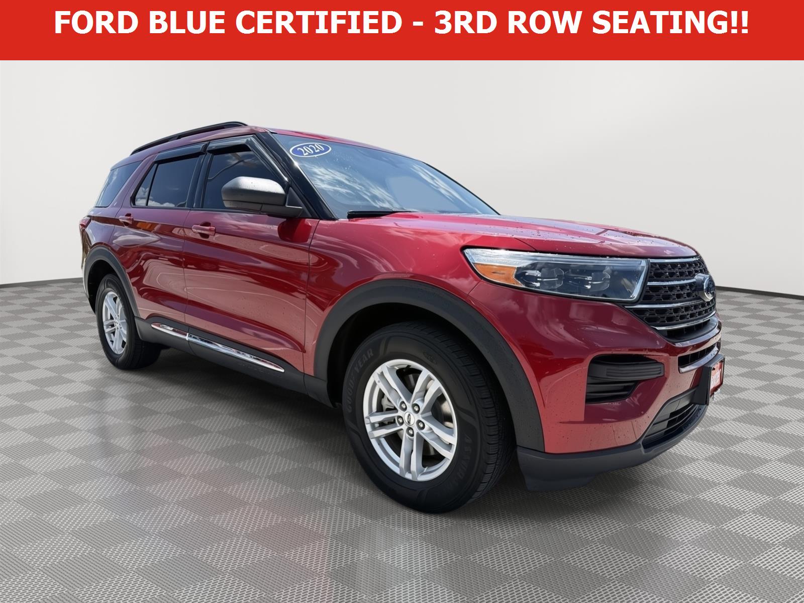 Rapid Red Metallic Tinted Clearcoat 2020 Ford Explorer SUV / Crossover All-Wheel Drive Automatic
