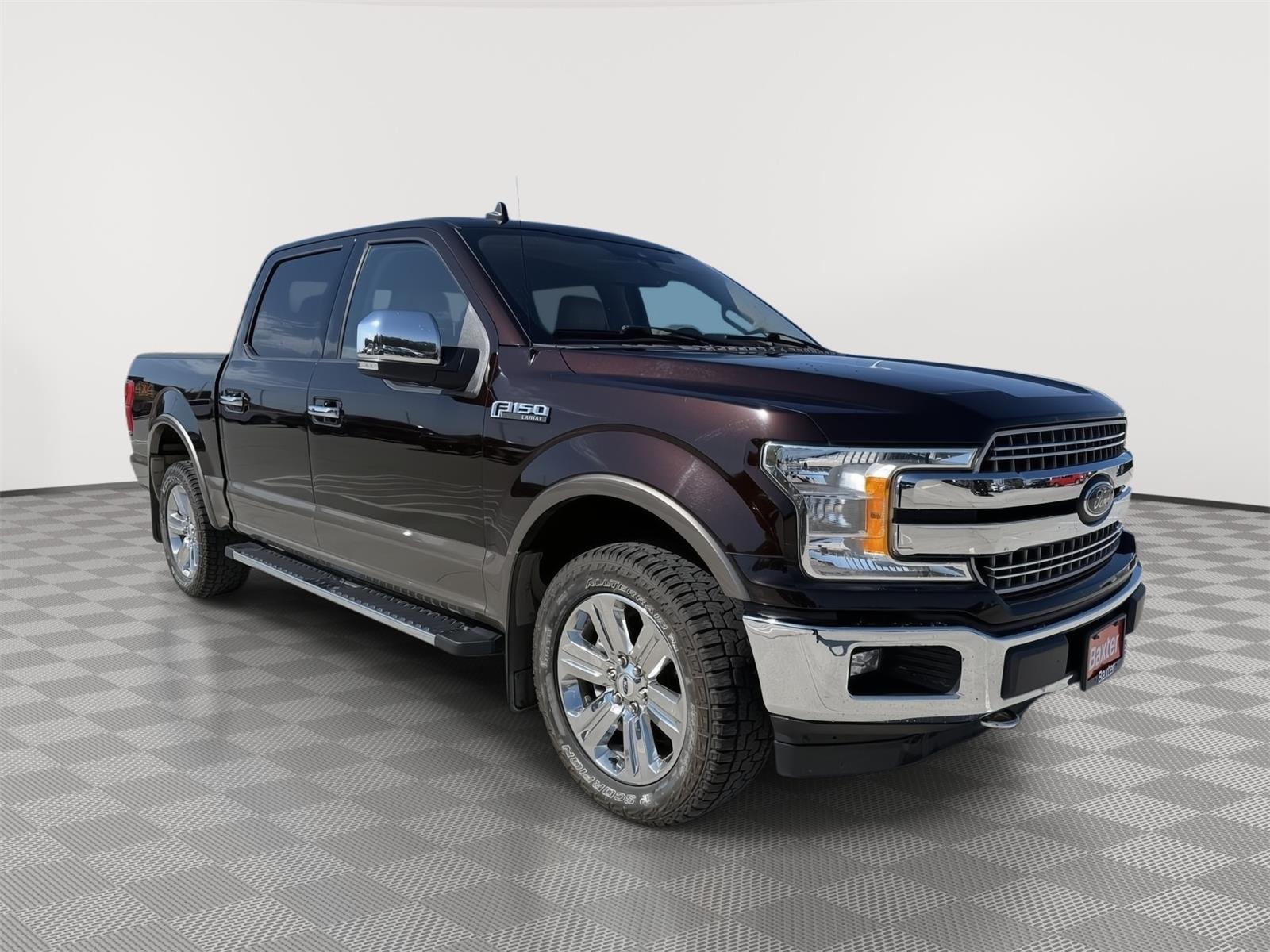 Magma Red/Stone Gray 2019 Ford F-150 Pickup Truck Four-Wheel Drive Automatic