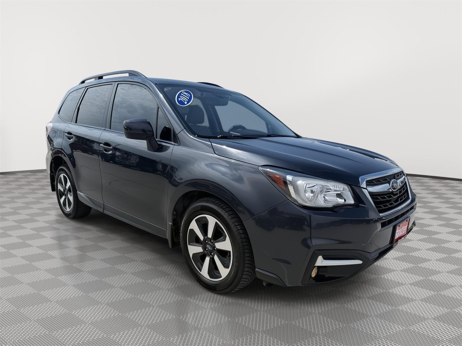 Dark Gray Metallic 2018 Subaru Forester SUV / Crossover All-Wheel Drive Continuously Variable Transmission