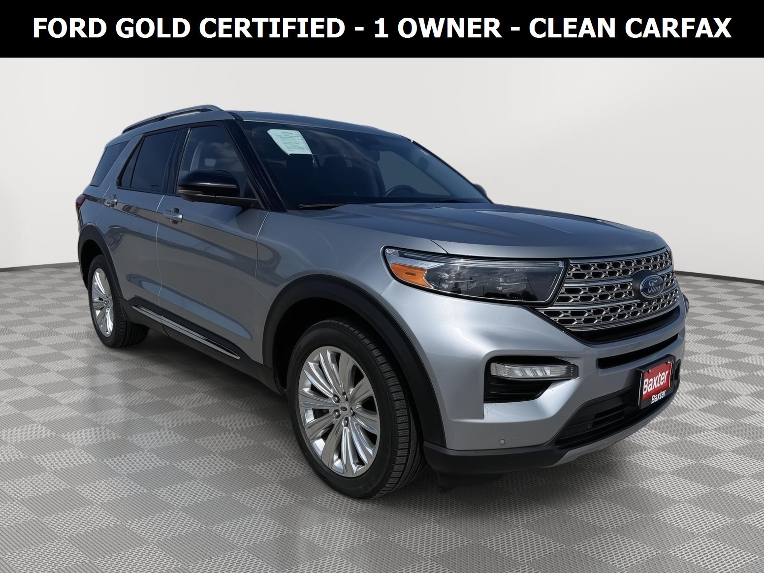 Iconic Silver 2023 Ford Explorer SUV / Crossover All-Wheel Drive Automatic