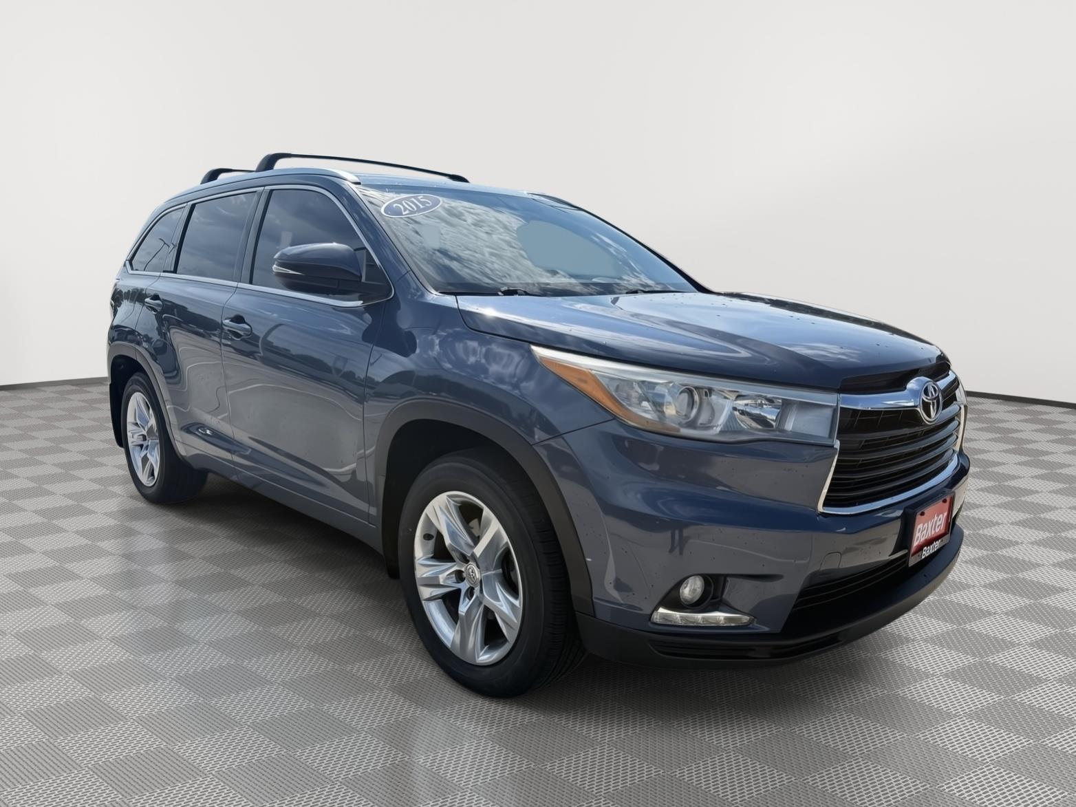 Shoreline Blue Pearl 2015 Toyota Highlander SUV / Crossover All-Wheel Drive Automatic