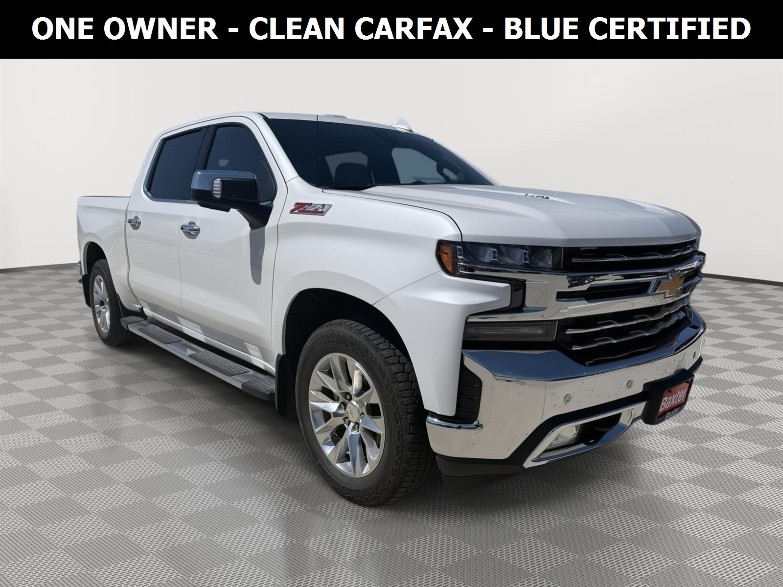 White (Iridescent Pearl Tricoat) 2020 Chevrolet Silverado 1500 Pickup Truck Four-Wheel Drive Automatic