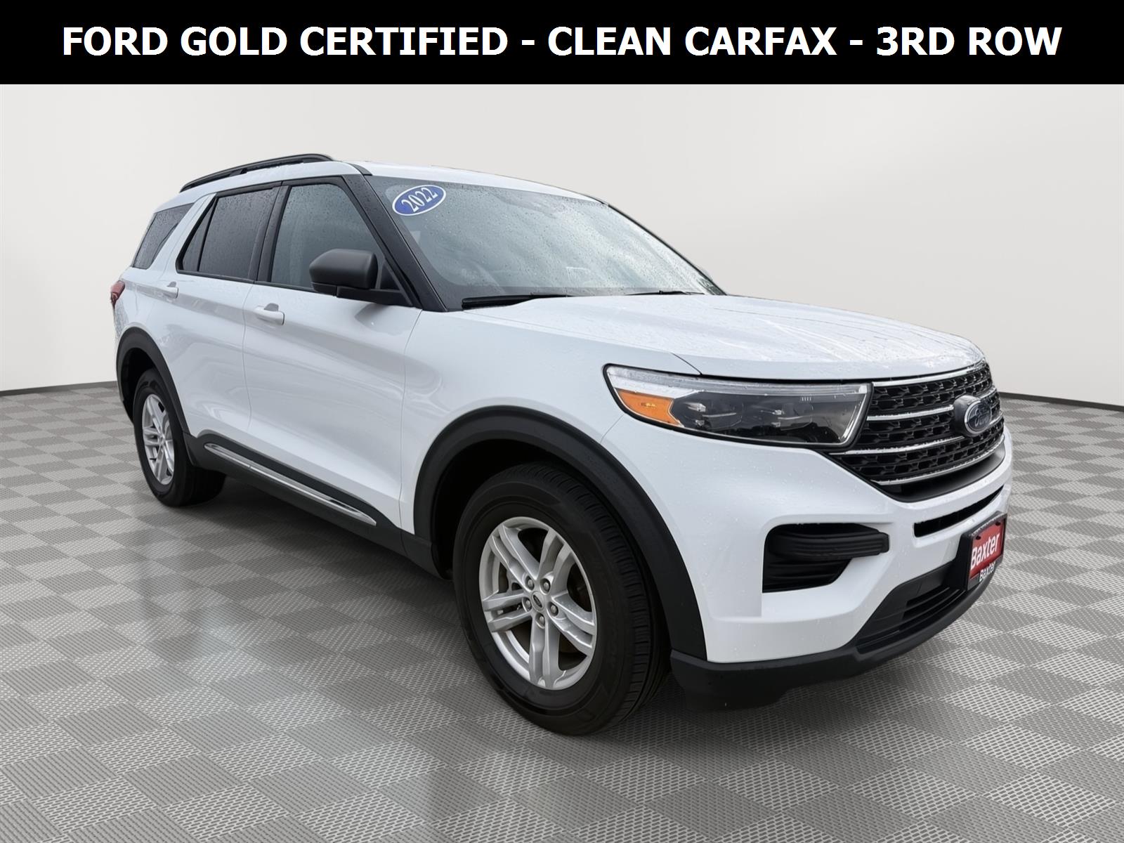Oxford White 2022 Ford Explorer SUV / Crossover All-Wheel Drive Automatic