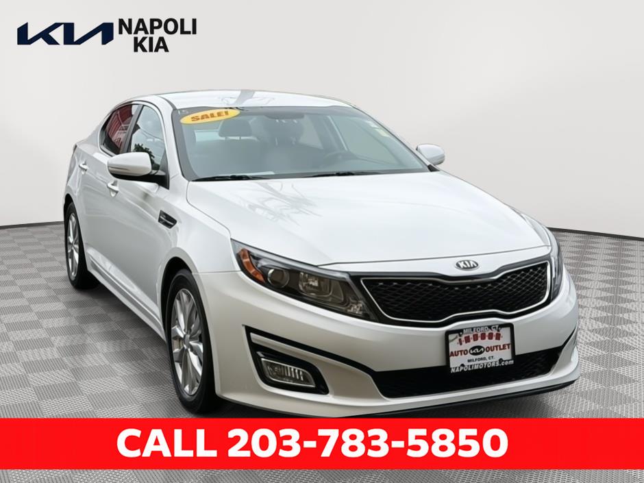 Snow White Pearl 2015 Kia Optima Sedan Front-Wheel Drive Automatic