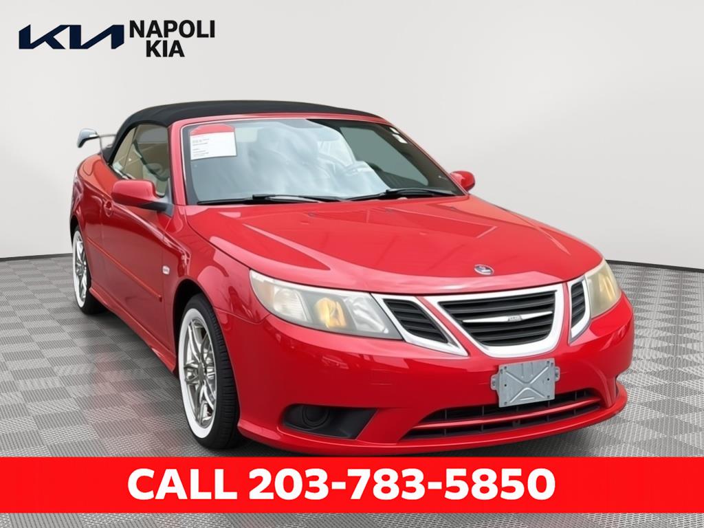 Laser Red 2008 Saab 9-3 Convertible Front-Wheel Drive Automatic