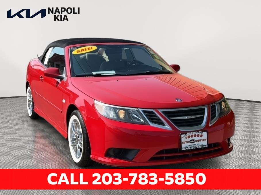 Laser Red 2008 Saab 9-3 Convertible Front-Wheel Drive Automatic
