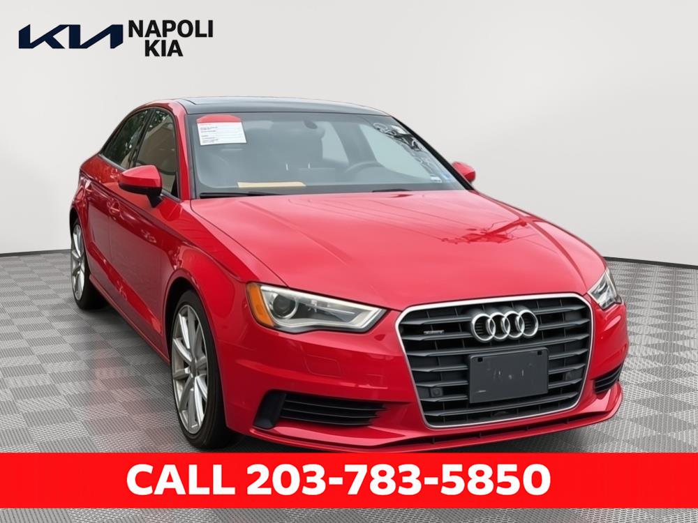 Brilliant Red 2016 Audi A3 Sedan All-Wheel Drive Automatic