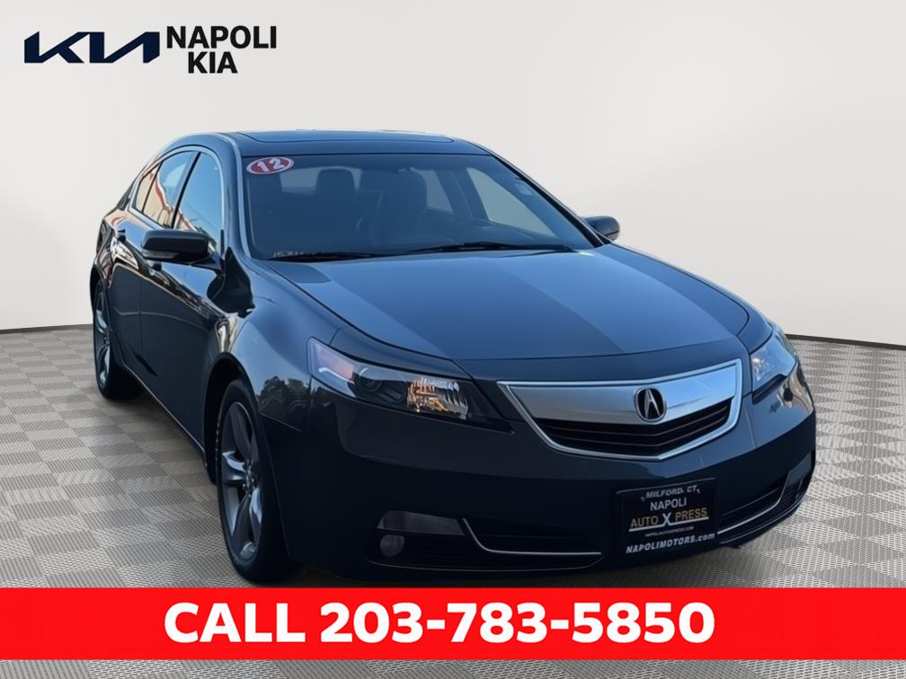 Gray (Graphite Luster Metallic) 2012 Acura TL Sedan All-Wheel Drive Automatic