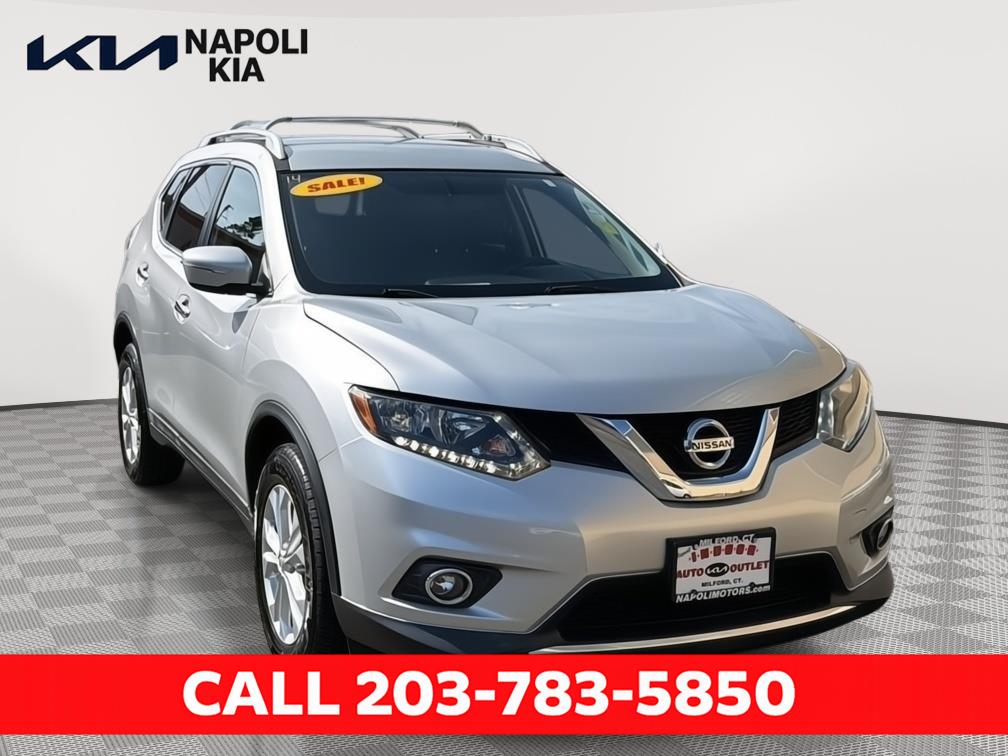 Brilliant Silver 2014 Nissan Rogue SUV / Crossover All-Wheel Drive Continuously Variable Transmission