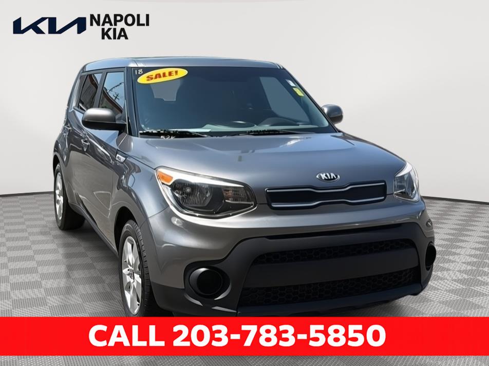 Titanium Gray 2018 Kia Soul Wagon Front-Wheel Drive Automatic