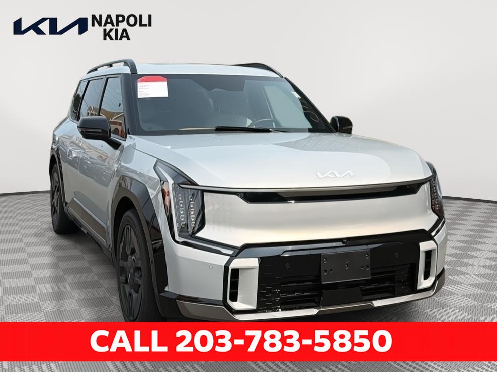 White (Ivory Silver Gloss) 2024 Kia EV9 SUV / Crossover All-Wheel Drive Automatic