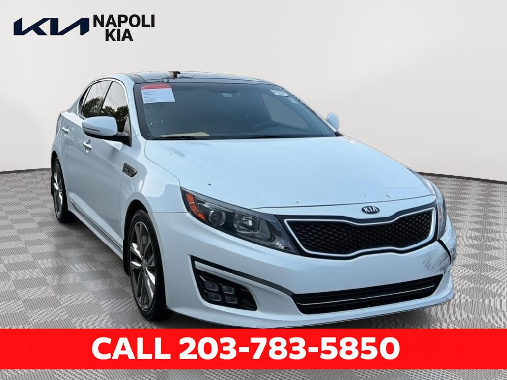 Snow White Pearl 2014 Kia Optima Sedan Front-Wheel Drive 6-Speed Automatic