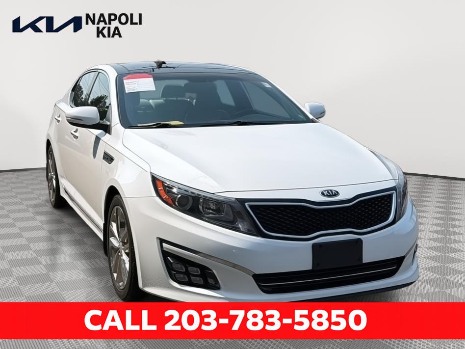 Snow White Pearl 2015 Kia Optima Sedan Front-Wheel Drive 6-Speed Automatic