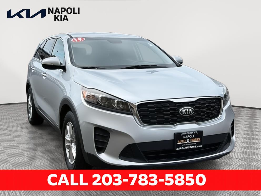 Sparkling Silver 2019 Kia Sorento SUV / Crossover All-Wheel Drive 8-Speed Automatic
