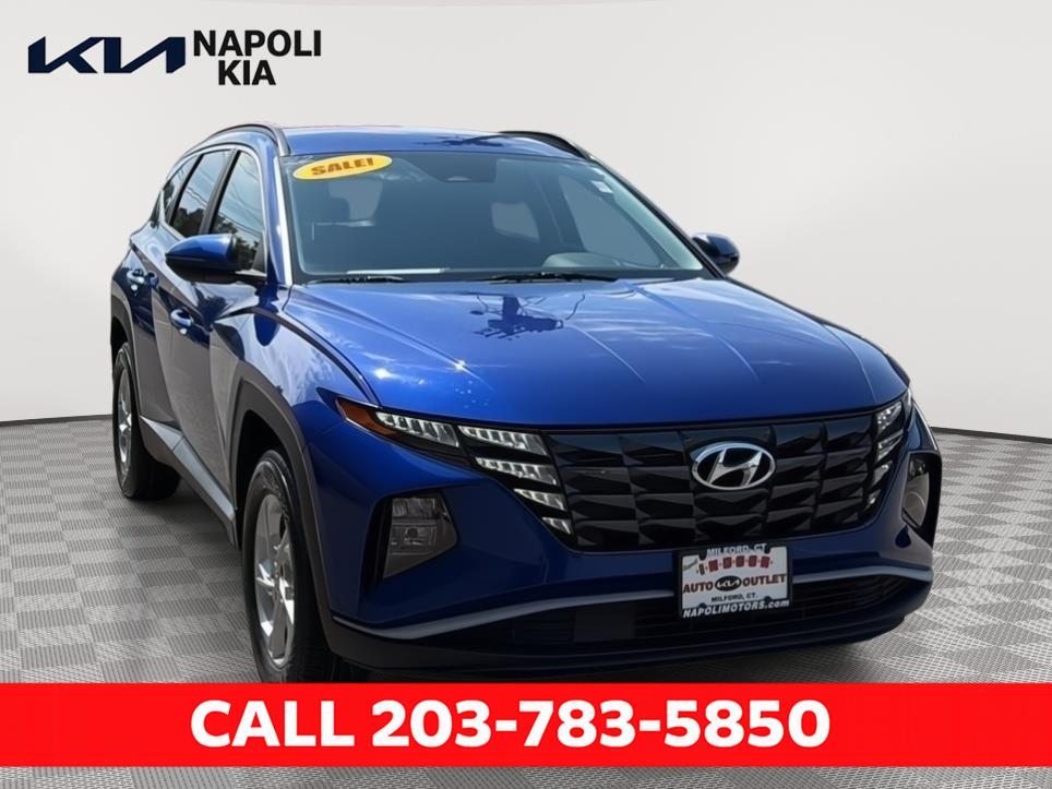 Intense Blue 2022 Hyundai Tucson SUV / Crossover All-Wheel Drive Automatic