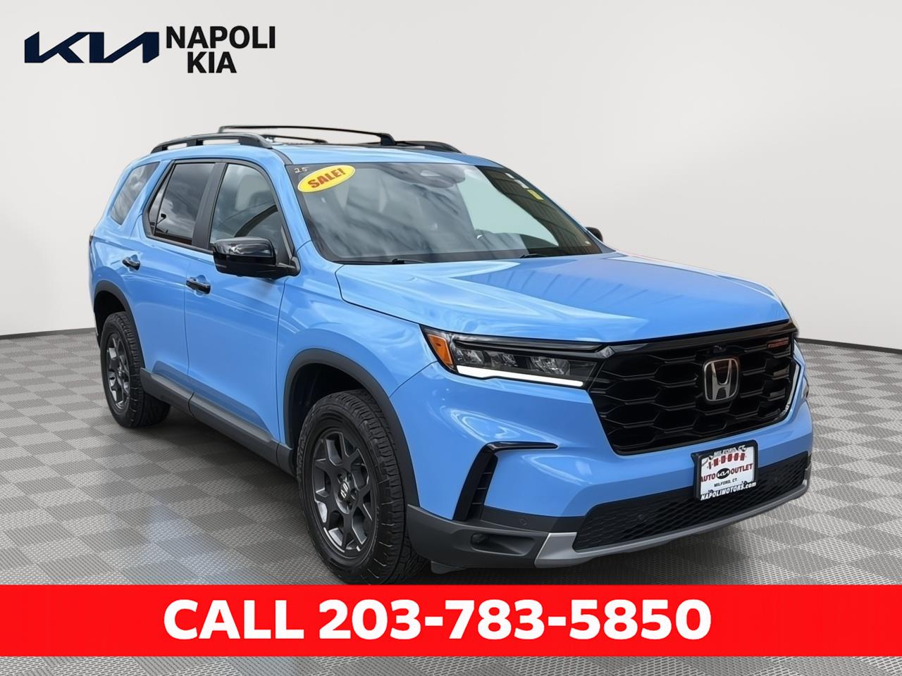 Diffused Sky Blue Pearl 2025 Honda Pilot SUV / Crossover All-Wheel Drive Automatic