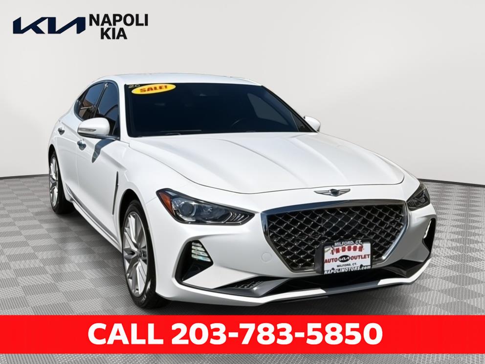 Uyuni White 2020 Genesis G70 Sedan Rear-Wheel Drive Automatic