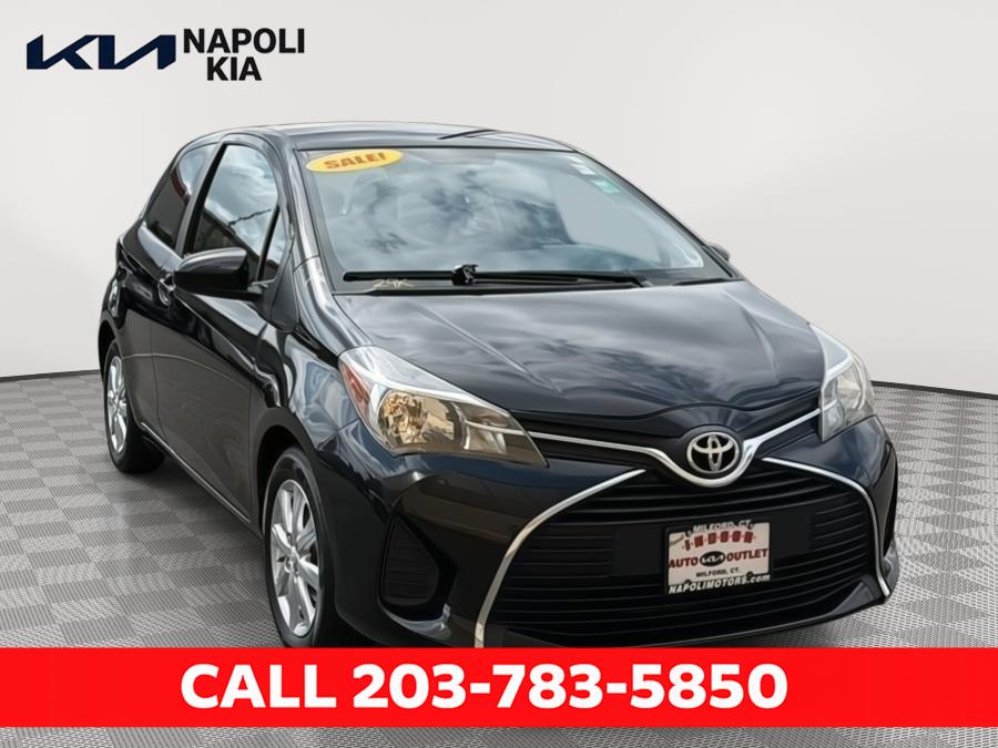 Black Sand Pearl 2015 Toyota Yaris Hatchback Front-Wheel Drive 4-Speed Automatic