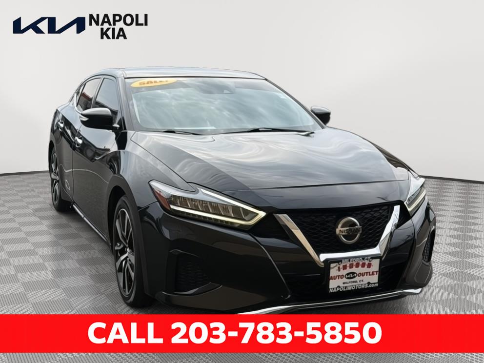 Super Black 2022 Nissan Maxima Sedan Front-Wheel Drive Continuously Variable Transmission