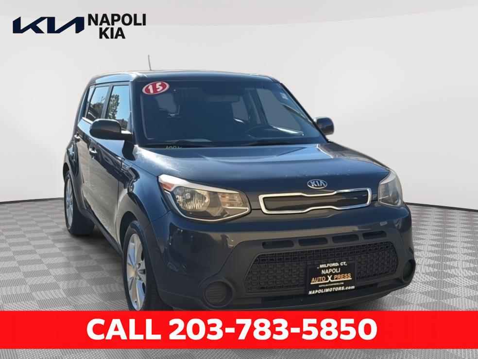 Fathom Blue 2015 Kia Soul Wagon Front-Wheel Drive Automatic