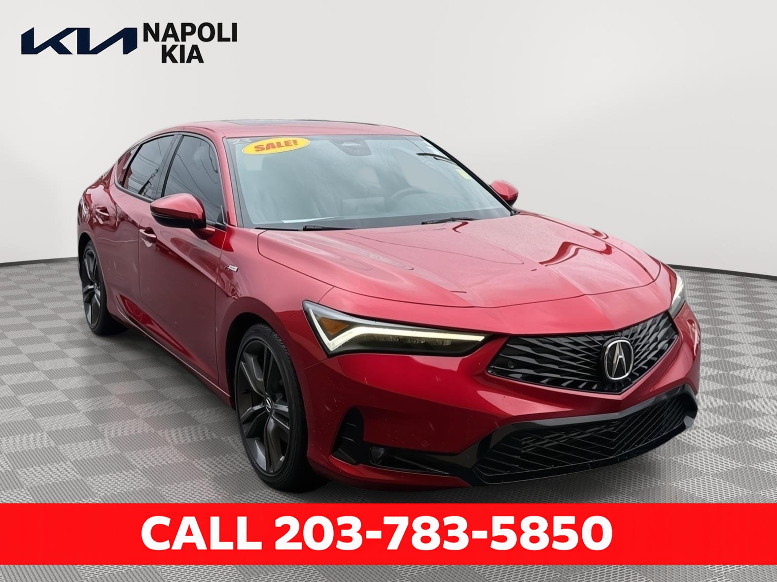Performance Red Pearl 2023 Acura Integra Sedan Front-Wheel Drive 7-Speed CVT