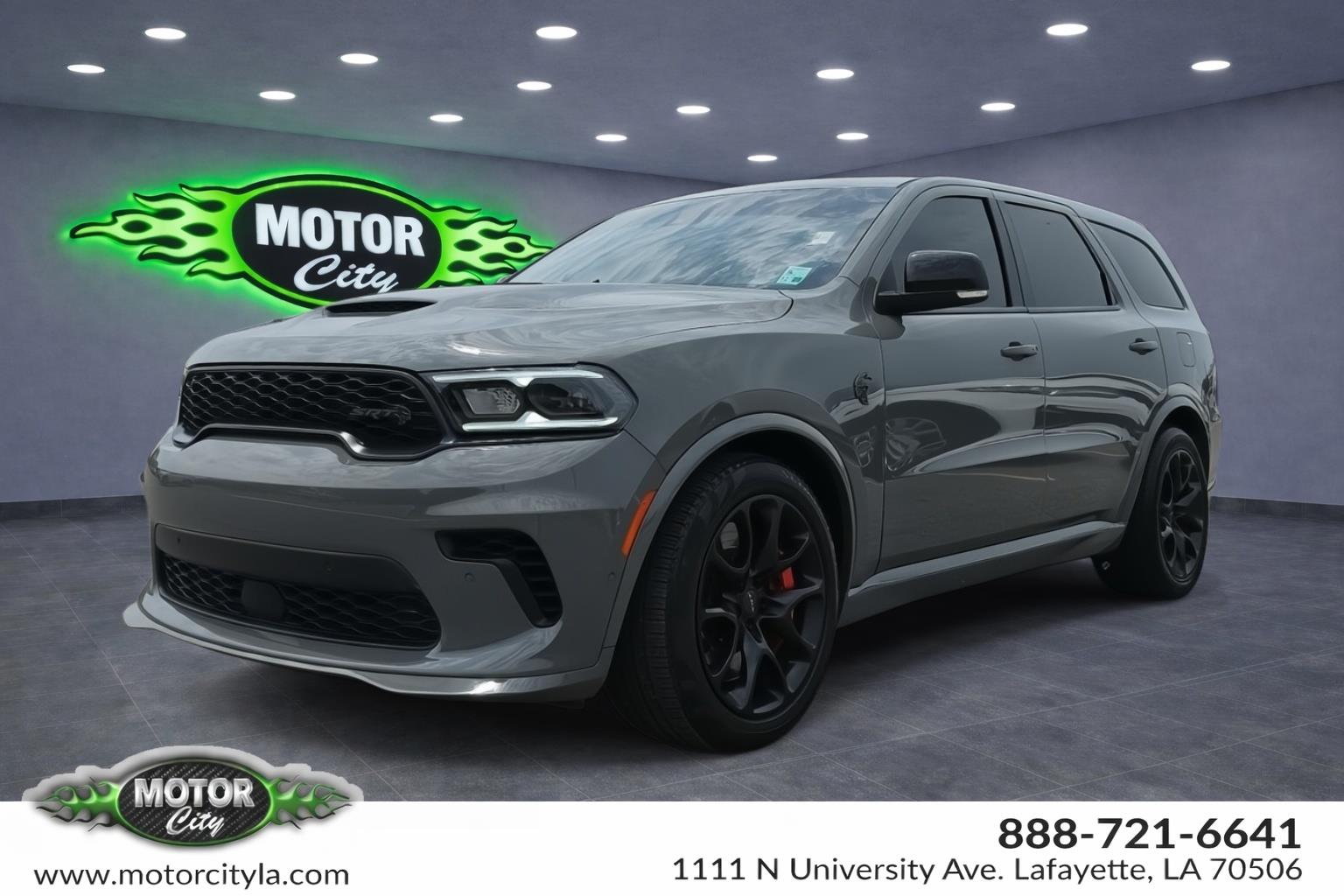 Destroyer Gray Clearcoat 2021 Dodge Durango SRT Hellcat AWD SUV / Crossover All-Wheel Drive 8-Speed Automatic
