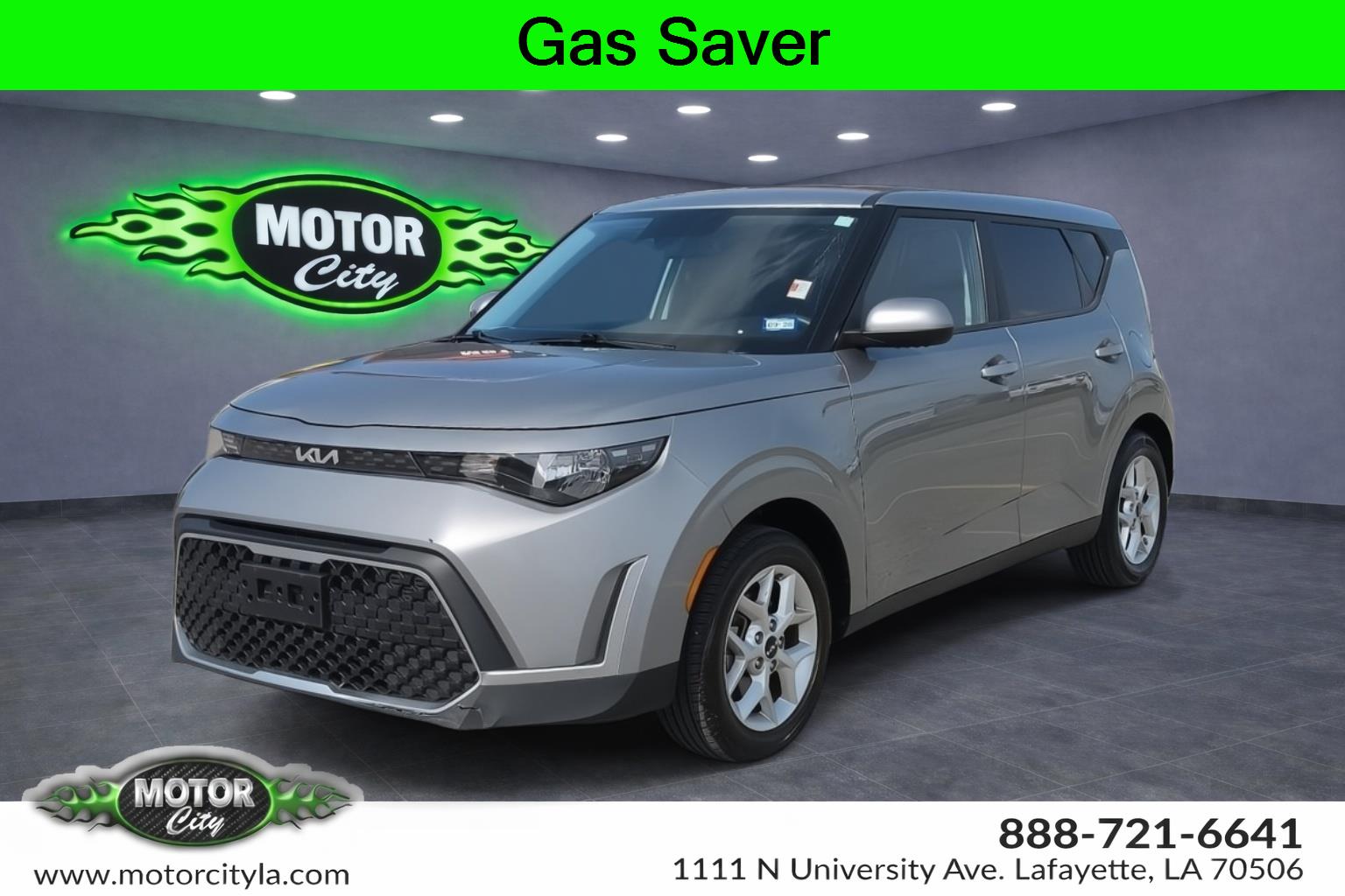 Steel Gray 2025 Kia Soul LX FWD SUV / Crossover Front-Wheel Drive Continuously Variable Transmission