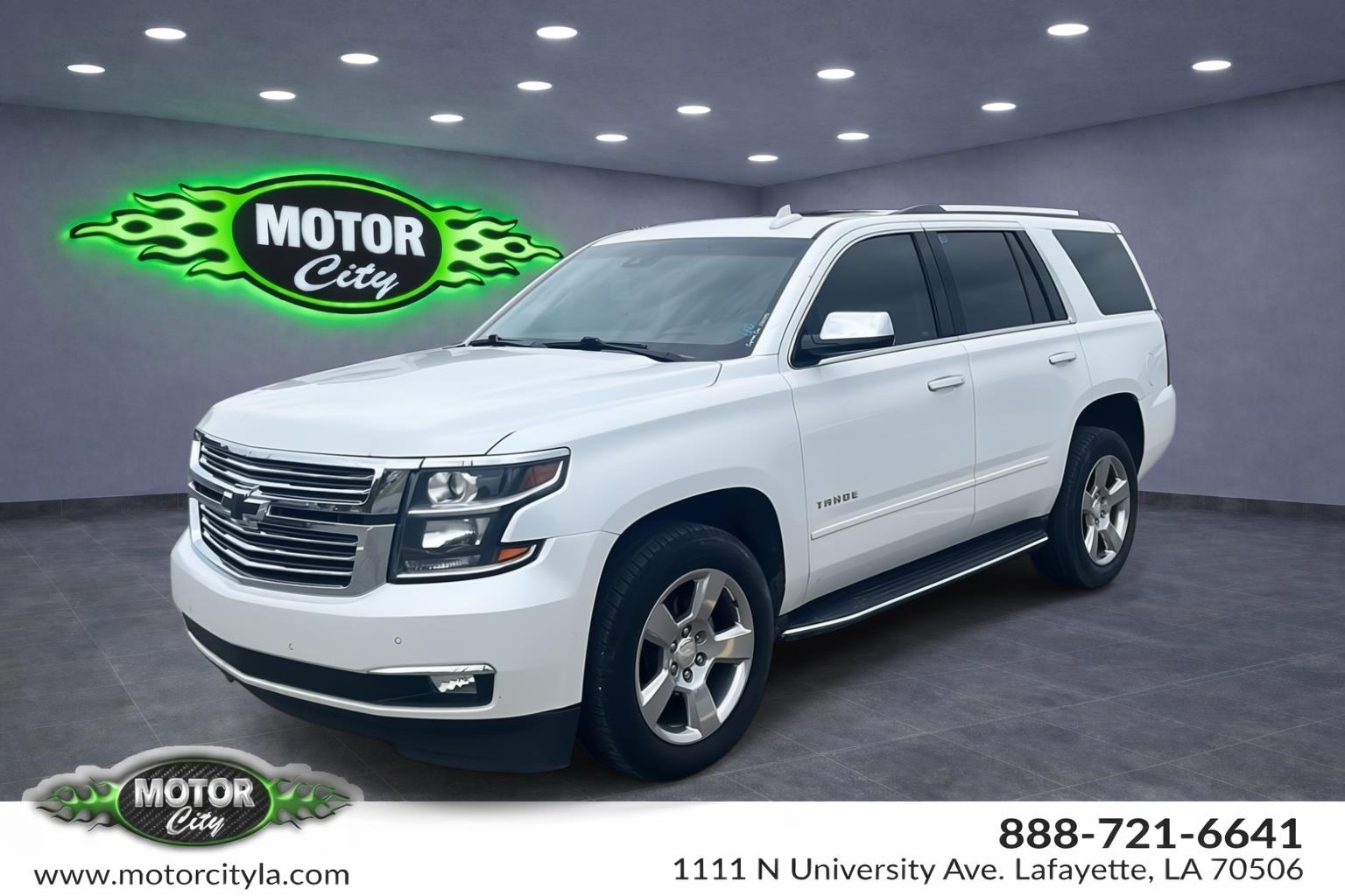 Summit White 2018 Chevrolet Tahoe Premier 4WD SUV / Crossover Four-Wheel Drive 6-Speed Automatic