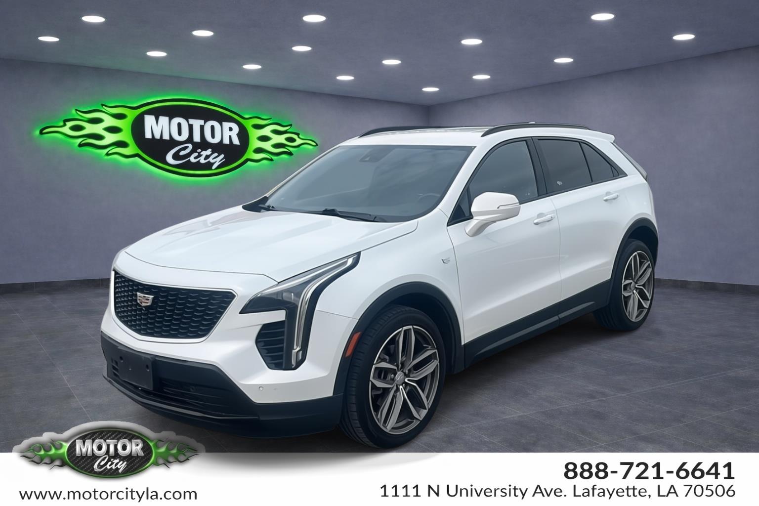 Crystal White Tricoat 2023 Cadillac XT4 SUV / Crossover Front-Wheel Drive 9-Speed Automatic