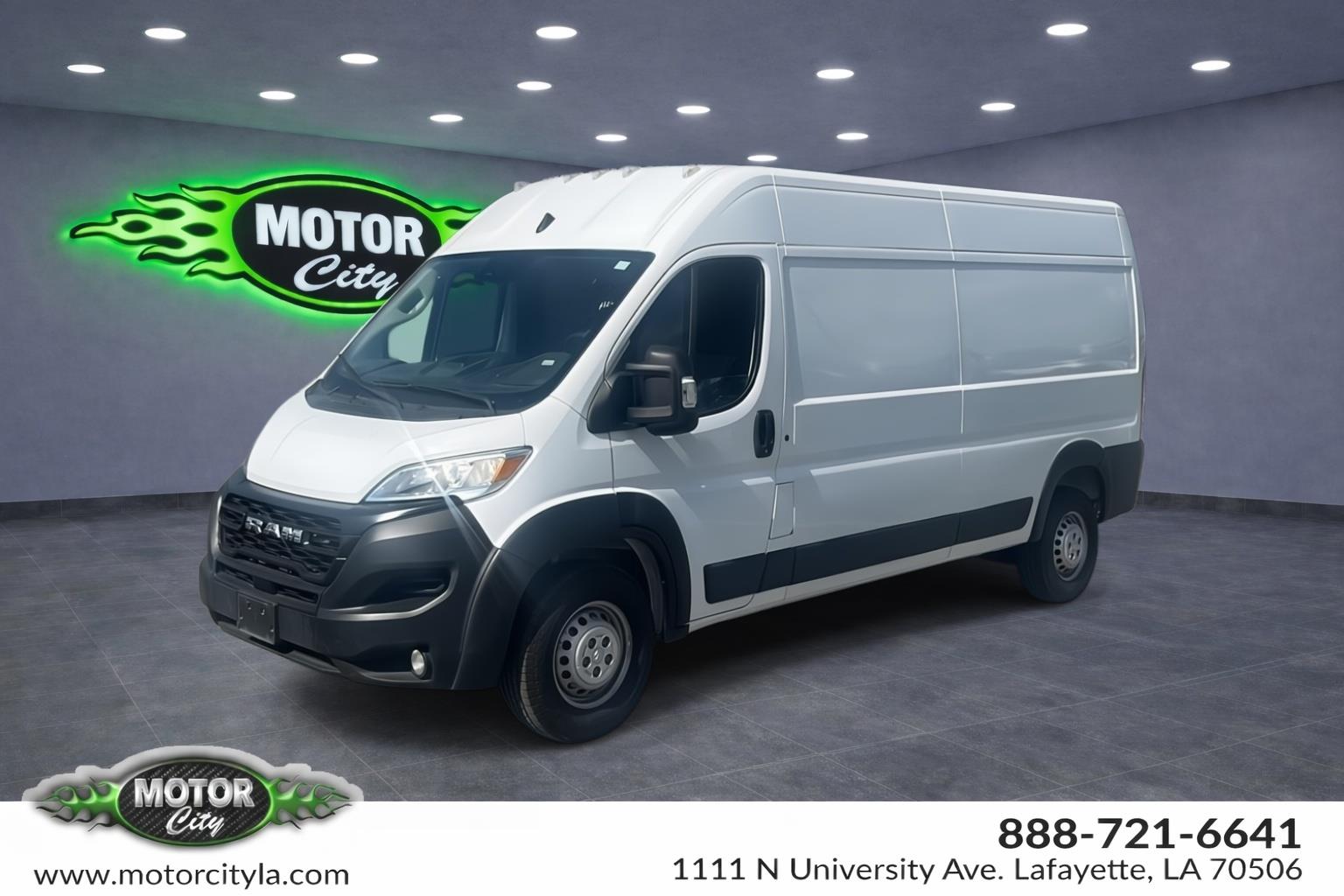 Bright White Clearcoat 2025 RAM ProMaster Van Front-Wheel Drive 9-Speed Automatic