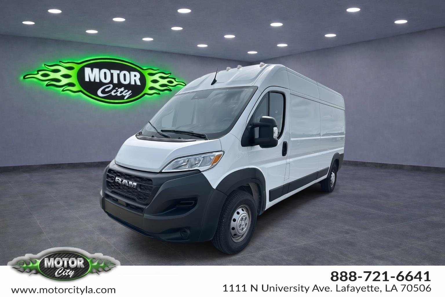 Bright White Clearcoat 2023 RAM ProMaster Van Front-Wheel Drive 9-Speed Automatic