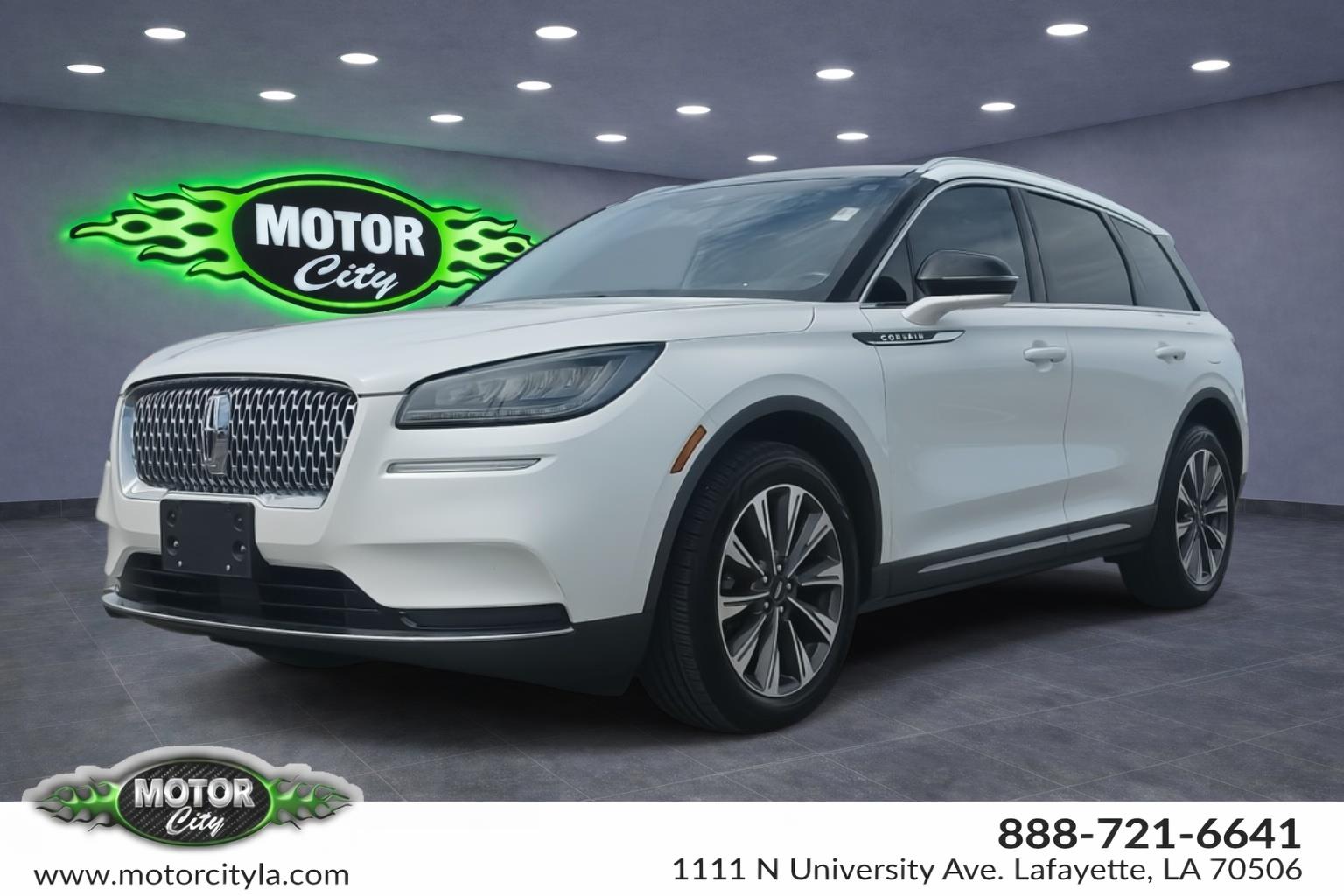 Pristine White 2020 Lincoln Corsair SUV / Crossover Front-Wheel Drive 8-Speed Automatic
