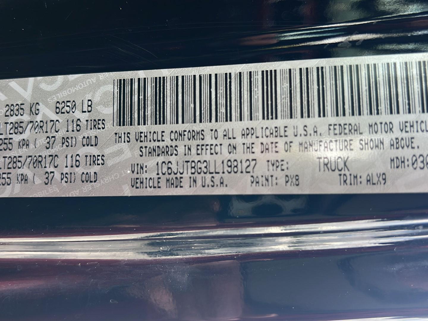 Used 2020 Black Clearcoat Jeep Rubicon image 43