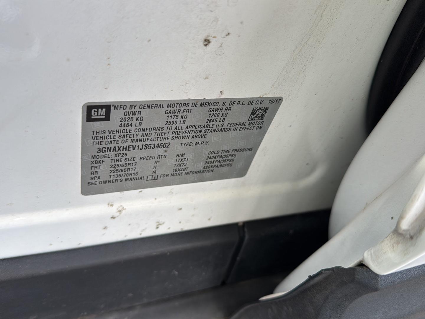 Used 2018 Summit White Chevrolet LS image 35