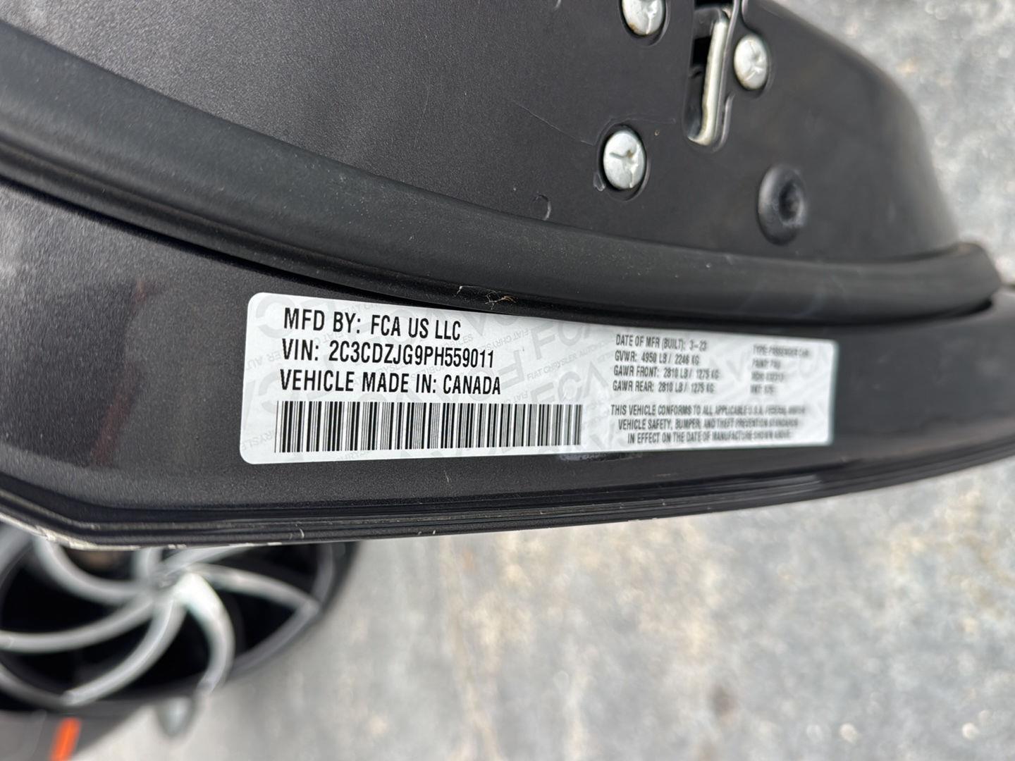 Used 2023 Granite Pearlcoat Dodge GT image 32