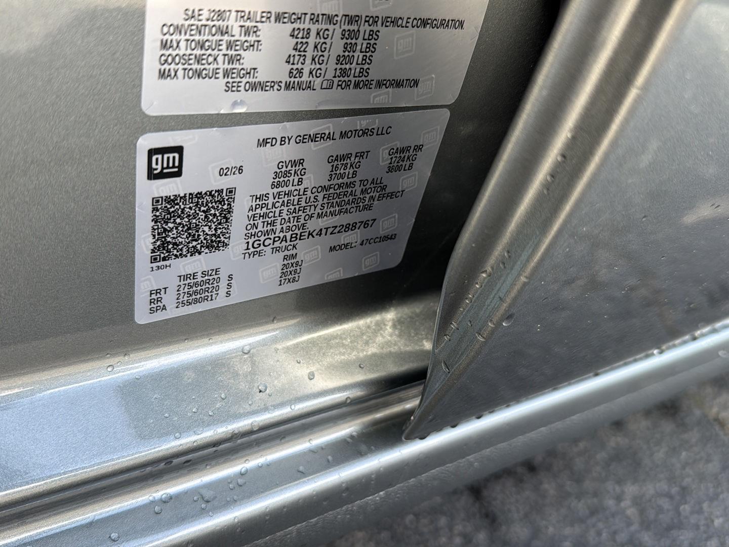 New 2026 Sterling Gray Metallic Chevrolet Custom image 31