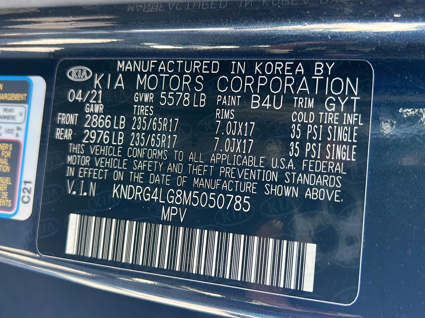 Used 2021 Gravity Blue Kia S image 42