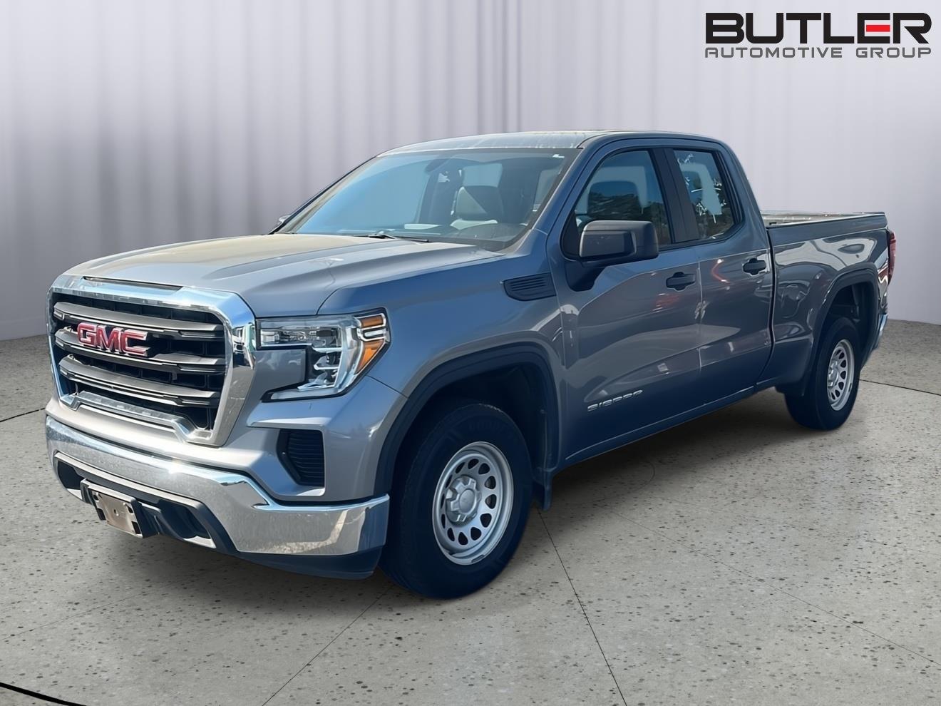 Used 2021 Satin Steel Metallic GMC 2WD Double Cab 147 image 2