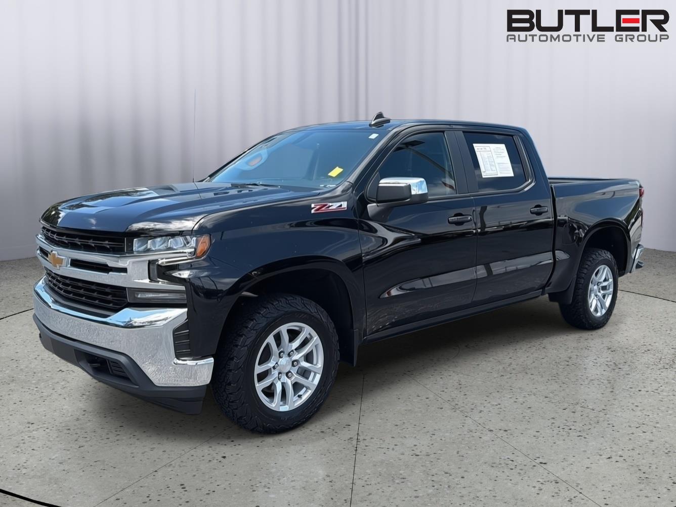 Black 2021 Chevrolet Silverado 1500 Pickup Truck Four-Wheel Drive 8-Speed Automatic