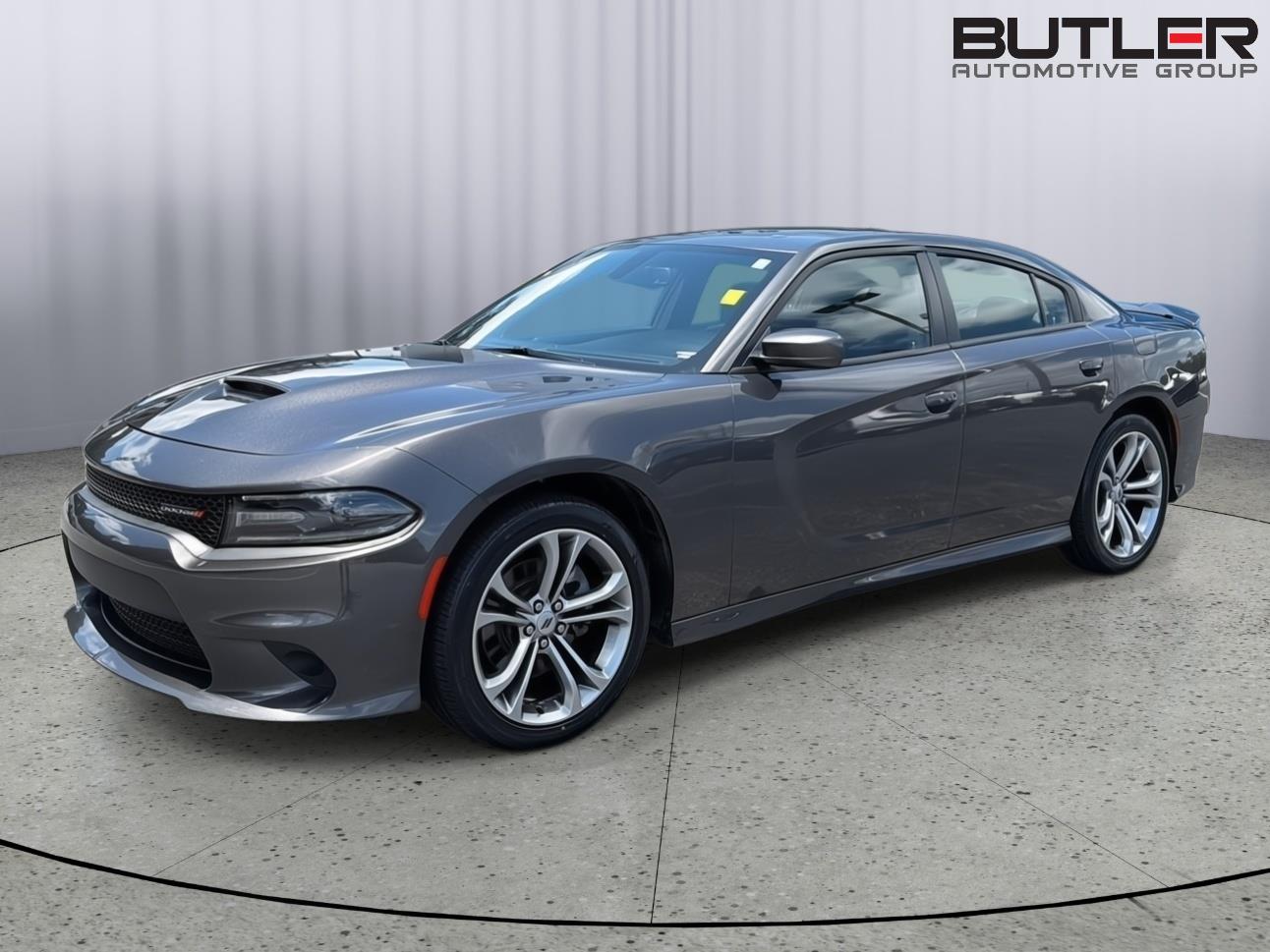 Gray (Granite Pearlcoat) 2021 Dodge Charger Sedan Rear-Wheel Drive 8-Speed Automatic
