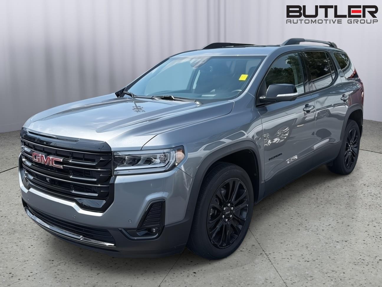 Gray (Satin Steel Metallic) 2021 GMC Acadia SUV / Crossover Front-Wheel Drive 9-Speed Automatic