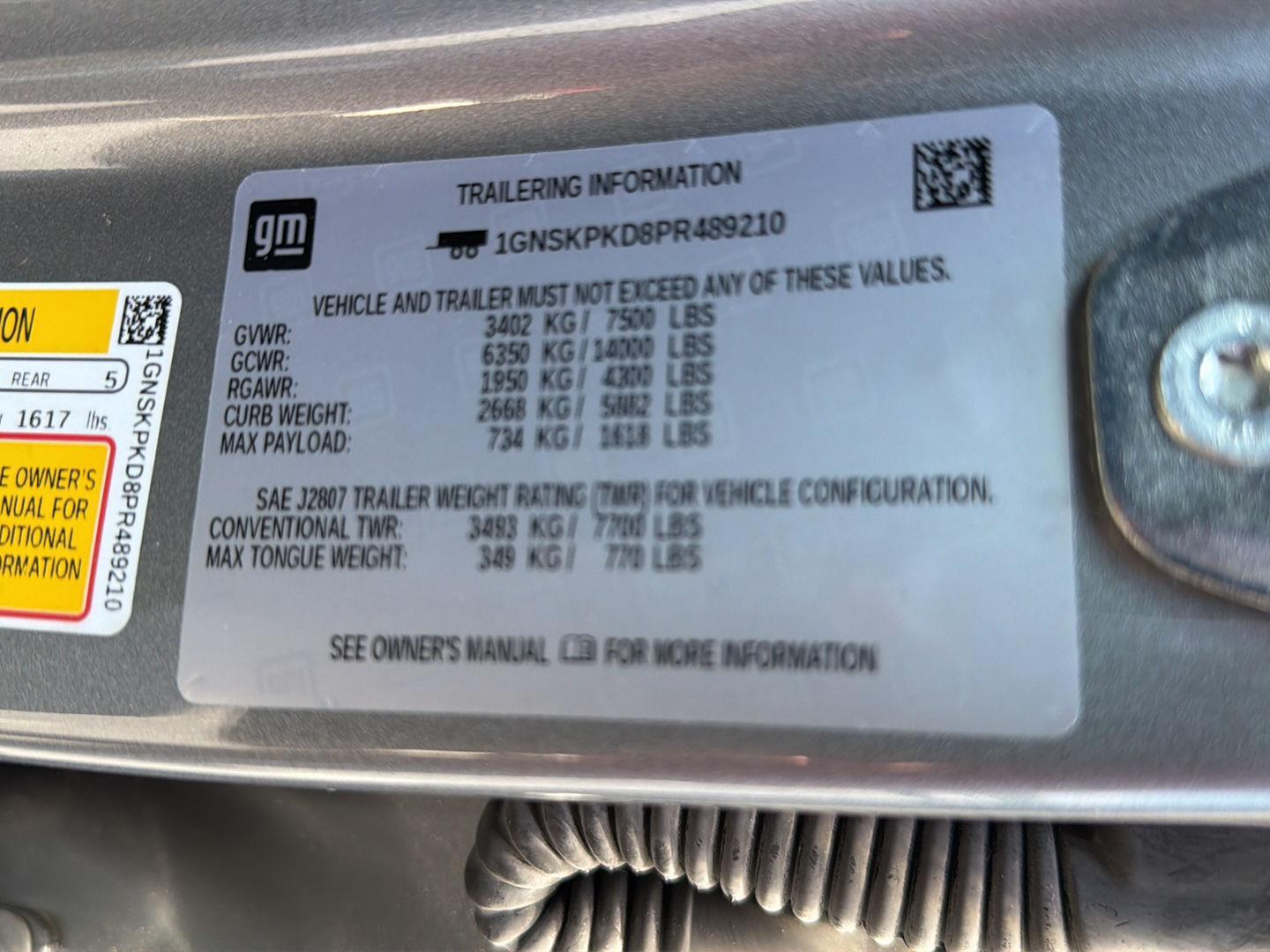 Used 2023 Chevrolet Tahoe SUV