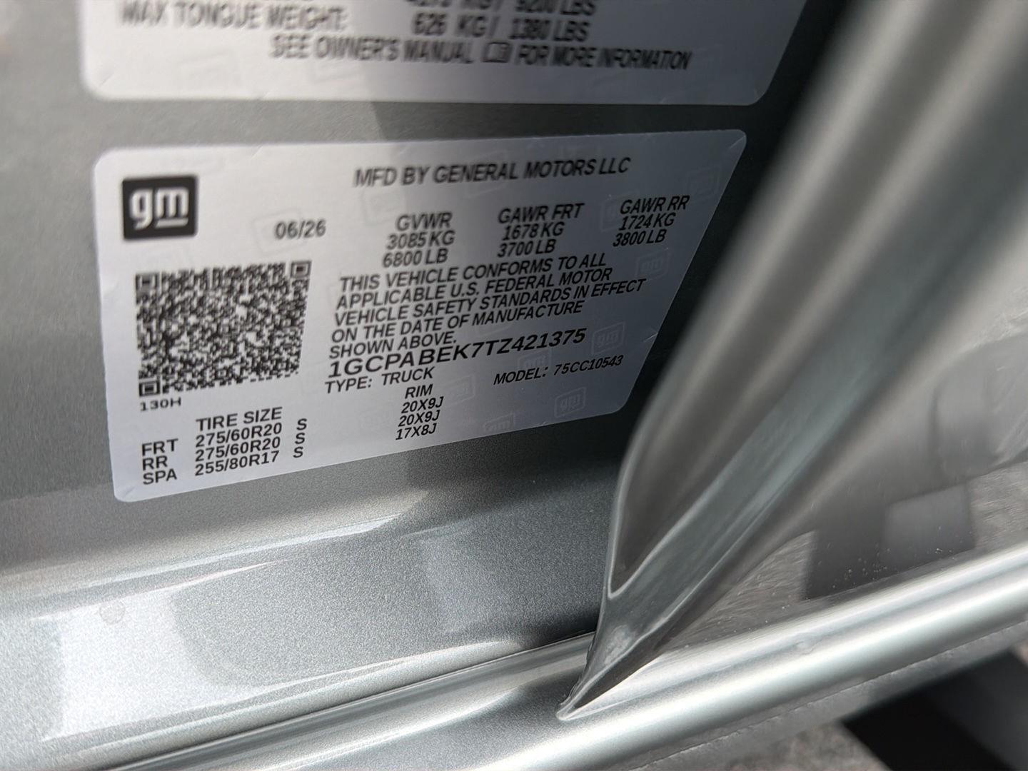 New 2026 Sterling Gray Metallic Chevrolet Custom image 32