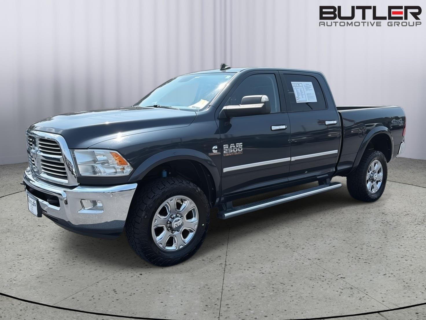 Gray (Maximum Steel Metallic Clearcoat) 2018 RAM 2500 Pickup Truck Four-Wheel Drive 6-Speed Automatic