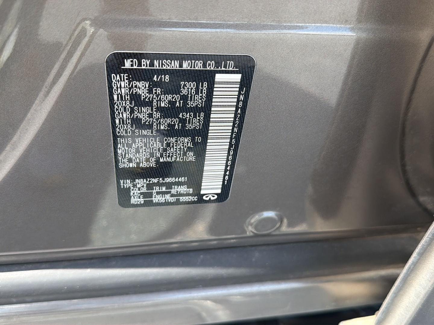 Used 2018 Infiniti QX80 SUV
