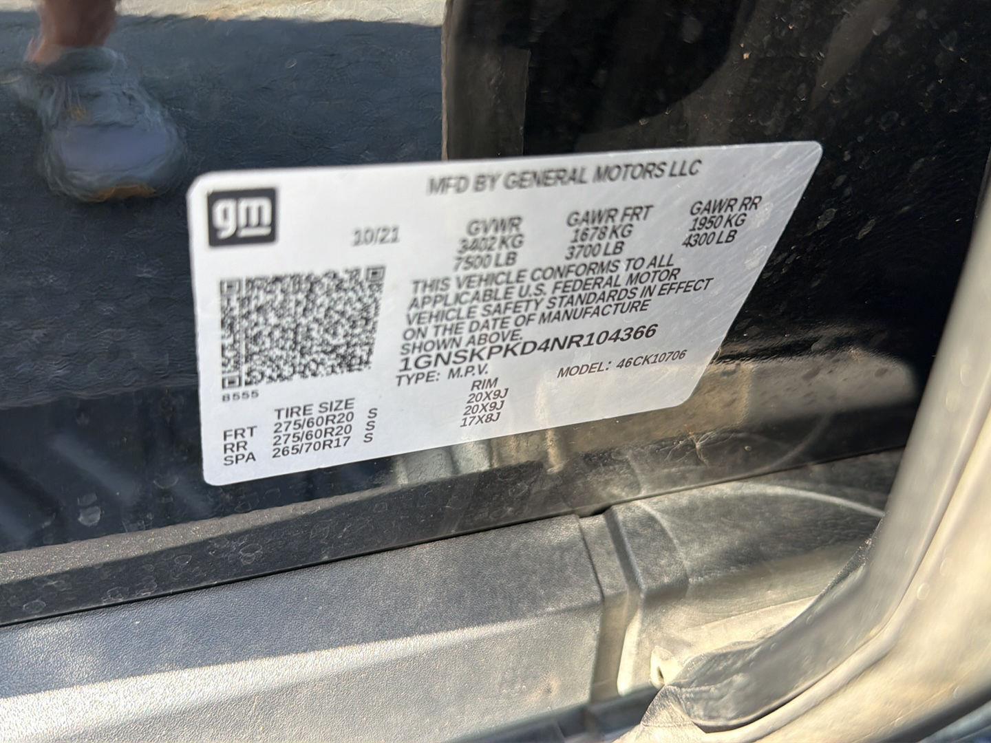 Used 2022 Chevrolet Tahoe SUV