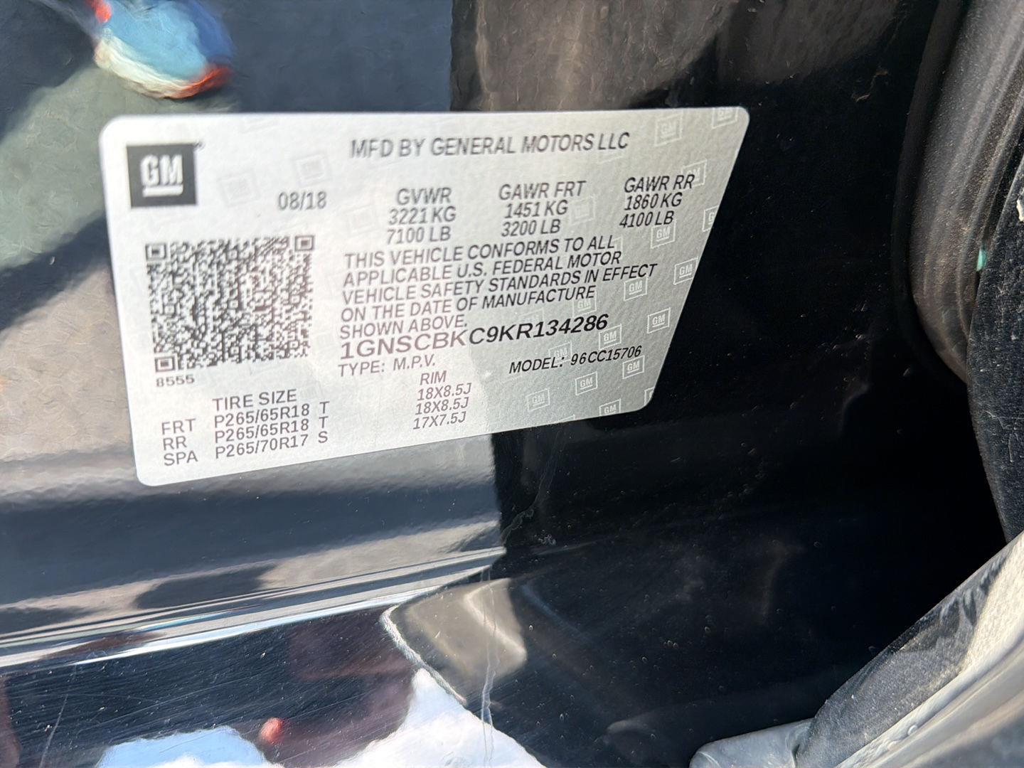 Used 2019 Chevrolet Tahoe SUV